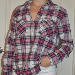 Quarter Button Flannel